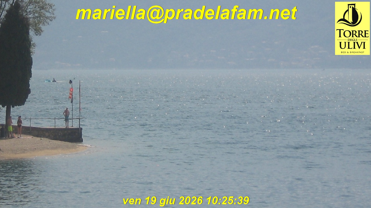 Webcam Pra de la Fam live: vento e condizioni in tempo reale sul Lago di Garda