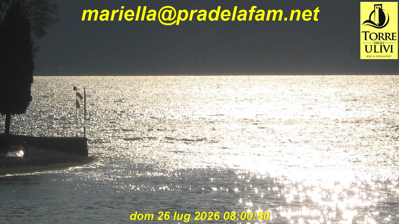 Webcam Pra de la Fam live: vento e condizioni in tempo reale sul Lago di Garda