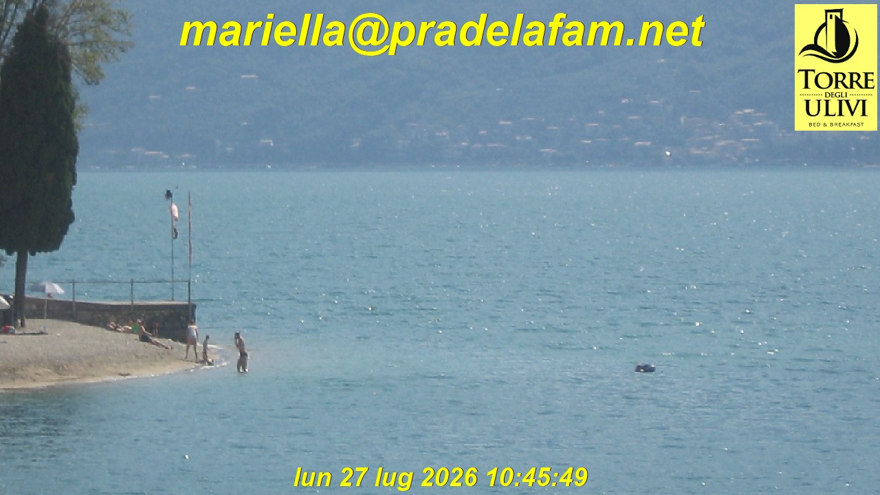 Webcam Pra de la Fam live: vento e condizioni in tempo reale sul Lago di Garda