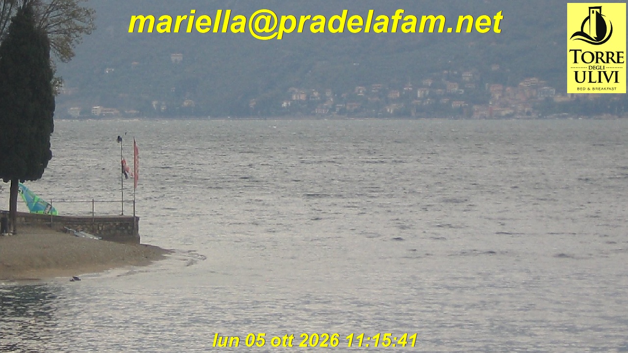 Webcam Pra de la Fam live: vento e condizioni in tempo reale sul Lago di Garda